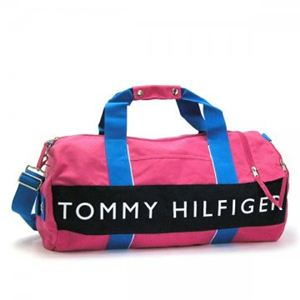 TOMMY HILFIGER（トミーヒルフィガー） ボストンバッグ HARBOUR POINT L500111 673 HOT PINK／ NAVY××