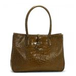 Longchamp（ロンシャン） トートバッグ ROSEAU STYLE CROCO 2686 371 NOIX