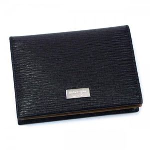 Ferragamo（フェラガモ） 名刺入れ MENS SLG-REVIVAL 667062 517871 BLACK