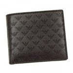 EMPORIO ARMANI（エンポリオアルマーニ） 二つ折り財布（小銭入れ付） YC043 YEM122 80006 MARRONE