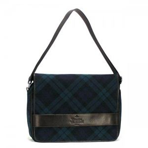 Vivienne Westwood（ヴィヴィアンウエストウッド） ナナメガケバッグ MAN TARTAN 13220 BLUE