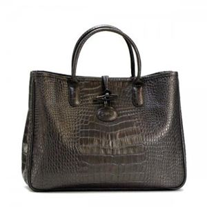 Longchamp（ロンシャン） ハンドバッグ ROSEAU STYLE CROCO 1681 300 FUSIL