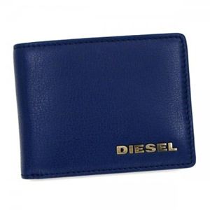 DIESEL（ディーゼル） 二つ折り財布（小銭入れ付） JEM WALLETS X01665 T6048 TWILIGHT BLUE