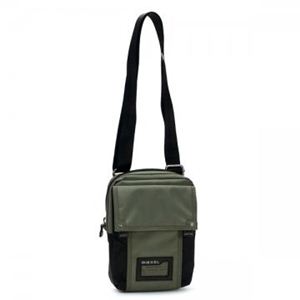 DIESEL（ディーゼル） ナナメガケバッグ PROCESSOR X01680 H3879 DUSTY OLIEVE／BLACK