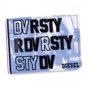 DIESEL（ディーゼル） 二つ折り財布（小銭入れ付） MONEY-MONEY X01708 H4591 WISTERIA／GRAY