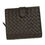 BOTTEGA VENETA（ボッテガベネタ） 二つ折り財布（小銭入れ付） V001N 114073 2040 EBONY