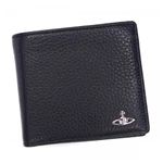 Vivienne Westwood（ヴィヴィアンウエストウッド） 二つ折り財布（小銭入れ付） MAN BICOLORED 33044 BLACK