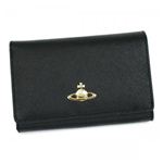 Vivienne Westwood（ヴィヴィアンウエストウッド） 二つ折り財布（小銭入れ付） SAFFIANO 2232VV58 NERO