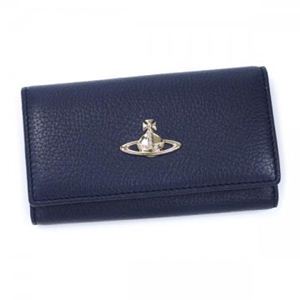 【2013年2月28日まで期間限定値下げ】Vivienne Westwood（ヴィヴィアンウエストウッド） キーケース CAMEO 32289 NAVY BLUE