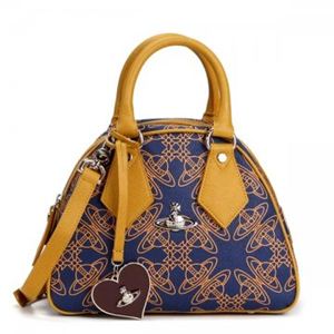 Vivienne Westwood（ヴィヴィアンウエストウッド） ナナメガケバッグ LOGOMANIA 13275 BLUE