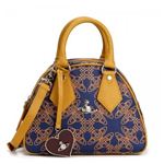 Vivienne Westwood（ヴィヴィアンウエストウッド） ナナメガケバッグ LOGOMANIA 13275 BLUE