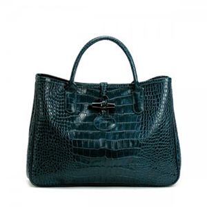 Longchamp（ロンシャン） ハンドバッグ ROSEAU STYLE CROCO 1686 434 CANARD