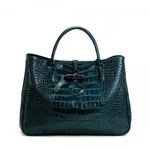 Longchamp（ロンシャン） ハンドバッグ ROSEAU STYLE CROCO 1686 434 CANARD