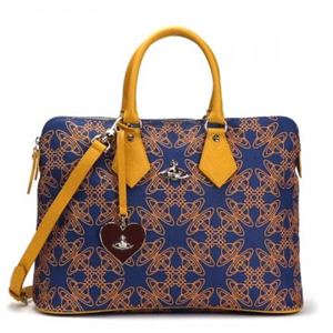 Vivienne Westwood（ヴィヴィアンウエストウッド） ナナメガケバッグ LOGOMANIA 13273 BLUE