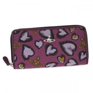 Vivienne Westwood（ヴィヴィアンウエストウッド） 長財布 SECRET HEART 5140V BORDEAUX