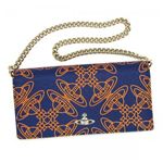 Vivienne Westwood（ヴィヴィアンウエストウッド） 長財布 LOGOMANIA 32333 BLUE
