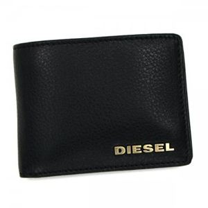 DIESEL（ディーゼル） 二つ折り財布（小銭入れ付） JEM WALLETS X01665 T8013 BLACK