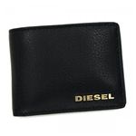 DIESEL（ディーゼル） 二つ折り財布（小銭入れ付） JEM WALLETS X01665 T8013 BLACK