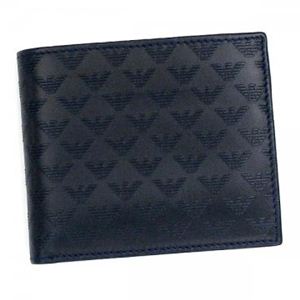 EMPORIO ARMANI（エンポリオアルマーニ） 二つ折り財布（小銭入れ付） 0 YEM122 BLU