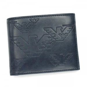 EMPORIO ARMANI（エンポリオアルマーニ） 二つ折り財布（小銭入れ付） 0 YEM122 80468 DARK AVIO