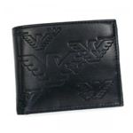 EMPORIO ARMANI（エンポリオアルマーニ） 二つ折り財布（小銭入れ付） 0 YEM122 80001 NERO