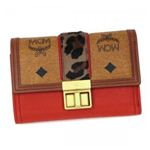 MCM（エムシーエム） 三つ折り財布（小銭入れ付） MYM2AVR03 OR001 COGNAC／ORANGE