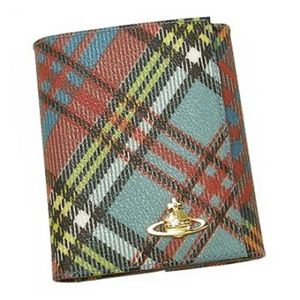 Vivienne Westwood（ヴィヴィアンウエストウッド） Wホック財布 DERBY 737VV18 AZZURRO