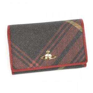 Vivienne Westwood（ヴィヴィアンウエストウッド） 二つ折り財布（小銭入れ付） DERBY LEATHER 2232VV58 MAC EDWARD／ROSSO