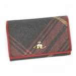 Vivienne Westwood（ヴィヴィアンウエストウッド） 二つ折り財布（小銭入れ付） DERBY LEATHER 2232VV58 MAC EDWARD／ROSSO