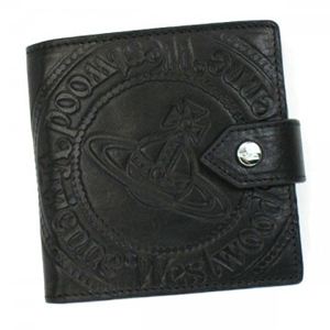 Vivienne Westwood（ヴィヴィアンウエストウッド） 二つ折り財布（小銭入れ付） MAN VITELLO 2814 NERO