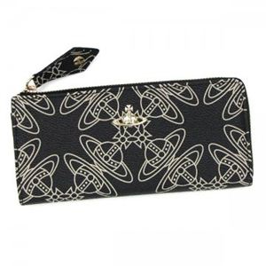 Vivienne Westwood（ヴィヴィアンウエストウッド） 長財布 LOGOMANIA 32336 BLACK