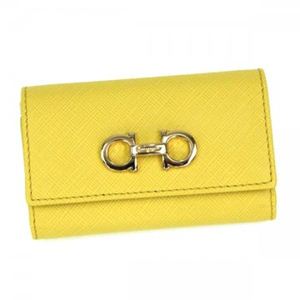 Ferragamo（フェラガモ） キーケース GANCINI ICONA VITTEL 22A999 531087 VANILLA
