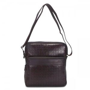 Ferragamo（フェラガモ） ナナメガケバッグ MENS LLG GAMMA 248877 452421 HICKORY
