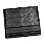 Ferragamo（フェラガモ） 二つ折り財布（小銭入れ付） MENS SLG GAMMA 668734 433496 NERO