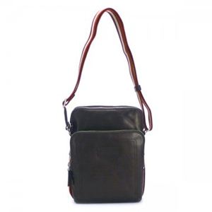 【2013年7月31日まで期間限定値下げ】Bally（バリー） ナナメガケバッグ TRAINSPOTTING TANKO-SM 261 CHOCOLATE RED／WHITE