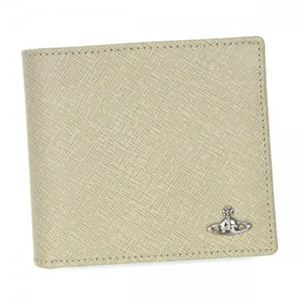 【2013年7月31日まで期間限定値下げ】Vivienne Westwood（ヴィヴィアンウエストウッド） 二つ折り財布（小銭入れ付） MAN SAFFIANO 33037 TOUPE