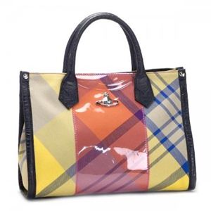 Vivienne Westwood（ヴィヴィアンウエストウッド） ハンドバッグ CAPRI TARTAN 6135 GIALLO