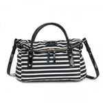 KATE SPADE（ケイトスペード） ハンドバッグ KATE SPADE NYLON STR PXRU3236 17 BLACK／CREAM