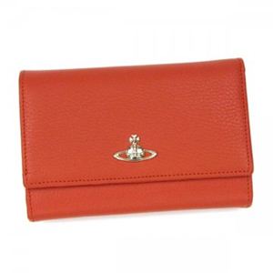 【2013年3月31日まで期間限定値下げ】Vivienne Westwood（ヴィヴィアンウエストウッド） 二つ折り財布（小銭入れ付） CAMEO 32292 CORAL