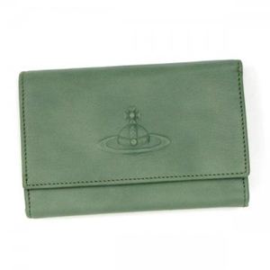 Vivienne Westwood（ヴィヴィアンウエストウッド） 二つ折り財布（小銭入れ付） CHELSEA 32285 GREEN