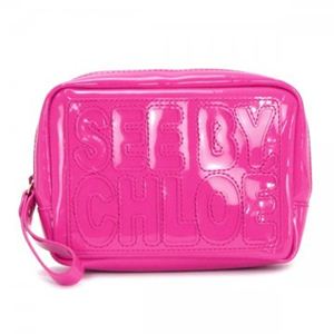 SEE BY CHLOE（シーバイクロエ） ポーチ ZIP FILE PVC 9P7020 A17 FUXIA