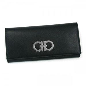 Ferragamo（フェラガモ） 長財布 GANCINI ICONA VITTEL 22B481 474519 NERO