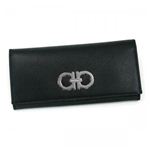 Ferragamo（フェラガモ） 長財布 GANCINI ICONA VITTEL 22B481 474519 NERO