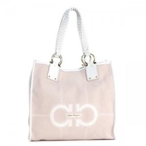 Ferragamo（フェラガモ） トートバッグ KAITLIN 21D848 538816 LOTO／BIANCO OTTICO