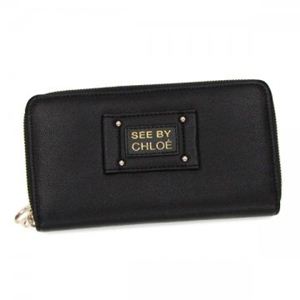 SEE BY CHLOE（シーバイクロエ） 長財布 MAYA 9P7372 1 BLACK