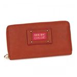 SEE BY CHLOE（シーバイクロエ） 長財布 MAYA 9P7372 177 TERRACOTTA