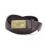 【訳あり・在庫処分】DOLCE＆GABBANA（ドルチェアンドガッバーナ） ベルト BC3737 80048 DARK BROWN