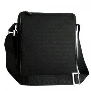 EMPORIO ARMANI（エンポリオアルマーニ） ショルダーバッグ TESSUTO LOGATO YEM461 80001 NERO
