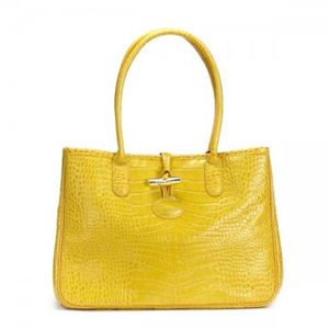 Longchamp（ロンシャン） トートバッグ ROSEAU STYLE CROCO 2686 620 SOLEIL