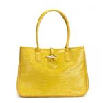 Longchamp（ロンシャン） トートバッグ ROSEAU STYLE CROCO 2686 620 SOLEIL